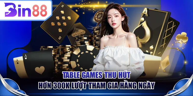 Table Games thu hút hơn 300K lượt tham gia hằng ngày